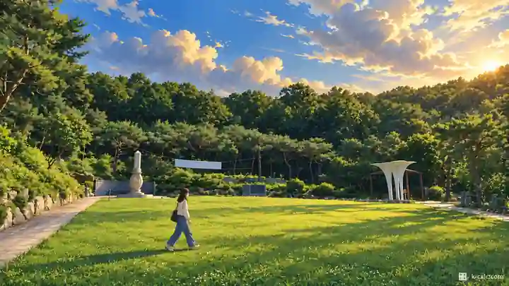開花山護国公園の芝生広場, 江西区・開花洞(ケファドン)