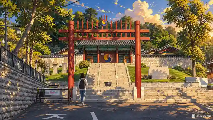 陽川郷校の紅箭門と階段道, 江西区・加陽洞(カヤンドン)