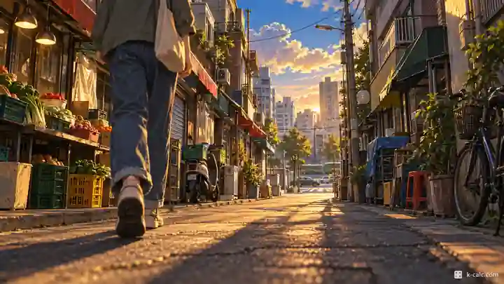 カリボン市場の路地, 九老区・加里峰洞(カリボンドン)