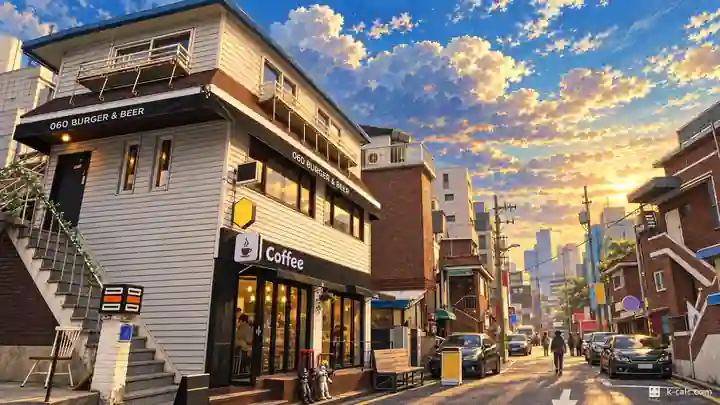マンリダンギルの路地角, 麻浦区・望遠洞(マンウォンドン)