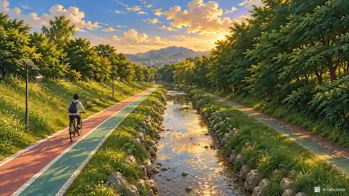 良才川沿いのサイクリングロード, 瑞草区・良才洞(ヤンジェドン)